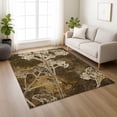 thumbnail image 1 of Addison Rugs Chantille Indoor/Outdoor Transitional Floral Chocolate Machine Washable Rectangle Rug, 10' x 14', 1 of 8