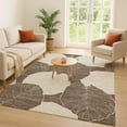 thumbnail image 1 of Addison Rugs Chantille Indoor/Outdoor Transitional Floral Chocolate Machine Washable Rectangle Rug, 9' x 12', 1 of 8