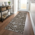 thumbnail image 1 of Addison Rugs Chantille Indoor/Outdoor Transitional Floral Chocolate Washable Runner Rug, 2'3" x 7'6", 1 of 6