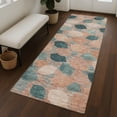 thumbnail image 1 of Addison Rugs Chantille Indoor/Outdoor Transitional Floral Copper Machine Washable Runner Rug, 2'3" x 7'6", 1 of 8
