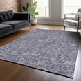 thumbnail image 1 of Addison Rugs Chantille Indoor/Outdoor Transitional Floral Eggplant Washable Rectangle Rug, 5' x 7'6", 1 of 6