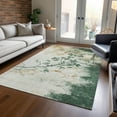 thumbnail image 1 of Addison Rugs Chantille Indoor/Outdoor Transitional Floral Emerald Machine Washable Rectangle Rug, 3' x 5', 1 of 7