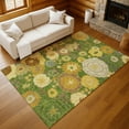 thumbnail image 1 of Addison Rugs Chantille Indoor/Outdoor Transitional Floral Fern Machine Washable Rectangle Rug, 3' x 5', 1 of 8