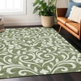 thumbnail image 1 of Addison Rugs Chantille Indoor/Outdoor Transitional Floral Fern Washable Rectangle Rug, 5' x 7'6", 1 of 6