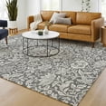 thumbnail image 1 of Addison Rugs Chantille Indoor/Outdoor Transitional Floral Gray Machine Washable Rectangle Rug, 3' x 5', 1 of 8