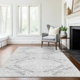 thumbnail image 1 of Addison Rugs Chantille Indoor/Outdoor Transitional Floral Gray Washable Rectangle Rug, 10' x 14', 1 of 6