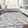 thumbnail image 1 of Addison Rugs Chantille Indoor/Outdoor Transitional Floral Gray Washable Rectangle Rug, 2'6" x 3'10", 1 of 6