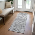 thumbnail image 1 of Addison Rugs Chantille Indoor/Outdoor Transitional Floral Gray Washable Runner Rug, 2'3" x 7'6", 1 of 6