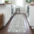 thumbnail image 1 of Addison Rugs Chantille Indoor/Outdoor Transitional Floral Gray Washable Runner Rug, 2'3" x 7'6", 1 of 6