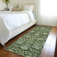 thumbnail image 1 of Addison Rugs Chantille Indoor/Outdoor Transitional Floral Green Washable Runner Rug, 2'3" x 7'6", 1 of 6