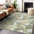 thumbnail image 1 of Addison Rugs Chantille Indoor/Outdoor Transitional Floral Ivory Washable Rectangle Rug, 3' x 5', 1 of 6