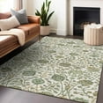 thumbnail image 1 of Addison Rugs Chantille Indoor/Outdoor Transitional Floral Ivory Washable Rectangle Rug, 9' x 12', 1 of 6
