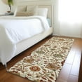 thumbnail image 1 of Addison Rugs Chantille Indoor/Outdoor Transitional Floral Ivory Washable Runner Rug, 2'3" x 7'6", 1 of 5