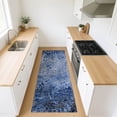 thumbnail image 1 of Addison Rugs Chantille Indoor/Outdoor Transitional Floral Navy Machine Washable Runner Rug, 2'3" x 7'6", 1 of 8