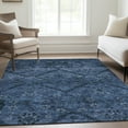 thumbnail image 1 of Addison Rugs Chantille Indoor/Outdoor Transitional Floral Navy Washable Rectangle Rug, 8' x 10', 1 of 6