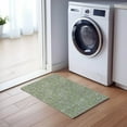 thumbnail image 1 of Addison Rugs Chantille Indoor/Outdoor Transitional Floral Olive Washable Rectangle Rug, 1'8" x 2'6", 1 of 6