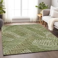 thumbnail image 1 of Addison Rugs Chantille Indoor/Outdoor Transitional Floral Olive Washable Rectangle Rug, 2'6" x 3'10", 1 of 6