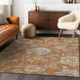 thumbnail image 1 of Addison Rugs Chantille Indoor/Outdoor Transitional Floral Paprika Washable Rectangle Rug, 5' x 7'6", 1 of 6