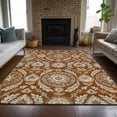 thumbnail image 1 of Addison Rugs Chantille Indoor/Outdoor Transitional Floral Paprika Washable Rectangle Rug, 8' x 10', 1 of 6