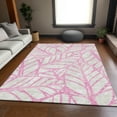 thumbnail image 1 of Addison Rugs Chantille Indoor/Outdoor Transitional Floral Pink Washable Rectangle Rug, 5' x 7'6", 1 of 6