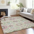 thumbnail image 1 of Addison Rugs Chantille Indoor/Outdoor Transitional Floral Pink Washable Rectangle Rug, 5' x 7'6", 1 of 6