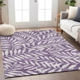 thumbnail image 1 of Addison Rugs Chantille Indoor/Outdoor Transitional Floral Purple Washable Rectangle Rug, 3' x 5', 1 of 6