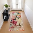 thumbnail image 1 of Addison Rugs Chantille Indoor/Outdoor Transitional Floral Putty Machine Washable Runner Rug, 2'3" x 7'6", 1 of 8