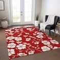 thumbnail image 1 of Addison Rugs Chantille Indoor/Outdoor Transitional Floral Red Washable Rectangle Rug, 10' x 14', 1 of 6