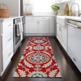 thumbnail image 1 of Addison Rugs Chantille Indoor/Outdoor Transitional Floral Red Washable Runner Rug, 2'3" x 7'6", 1 of 6