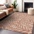 thumbnail image 1 of Addison Rugs Chantille Indoor/Outdoor Transitional Floral Salmon Washable Rectangle Rug, 3' x 5', 1 of 6