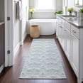 thumbnail image 1 of Addison Rugs Chantille Indoor/Outdoor Transitional Floral Silver Machine Washable Runner Rug, 2'3" x 7'6", 1 of 7