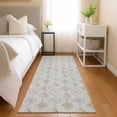 thumbnail image 1 of Addison Rugs Chantille Indoor/Outdoor Transitional Floral Silver Machine Washable Runner Rug, 2'3" x 7'6", 1 of 7