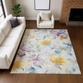 thumbnail image 1 of Addison Rugs Chantille Indoor/Outdoor Transitional Floral Sky Machine Washable Rectangle Rug, 5' x 7'6", 1 of 8