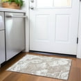 thumbnail image 1 of Addison Rugs Chantille Indoor/Outdoor Transitional Floral Taupe Washable Rectangle Rug, 1'8" x 2'6", 1 of 6