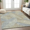 thumbnail image 1 of Addison Rugs Chantille Indoor/Outdoor Transitional Floral Taupe Washable Rectangle Rug, 5' x 7'6", 1 of 6