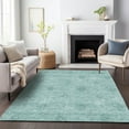 thumbnail image 1 of Addison Rugs Chantille Indoor/Outdoor Transitional Floral Teal Washable Rectangle Rug, 5' x 7'6", 1 of 6