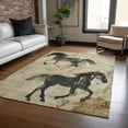 thumbnail image 1 of Addison Rugs Chantille Indoor/Outdoor Transitional Geometric, Abstract Beige Washable Rectangle Rug, 8' x 10', 1 of 6