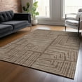 thumbnail image 1 of Addison Rugs Chantille Indoor/Outdoor Transitional Geometric, Abstract Brown Washable Rectangle Rug, 3' x 5', 1 of 6