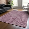 thumbnail image 1 of Addison Rugs Chantille Indoor/Outdoor Transitional Geometric, Abstract Eggplant Washable Rectangle Rug, 5' x 7'6", 1 of 6