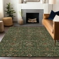 thumbnail image 1 of Addison Rugs Chantille Indoor/Outdoor Transitional Geometric, Abstract Emerald Washable Rectangle Rug, 3' x 5', 1 of 6