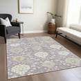 thumbnail image 1 of Addison Rugs Chantille Indoor/Outdoor Transitional Geometric, Abstract Lavender Washable Rectangle Rug, 5' x 7'6", 1 of 6