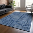 thumbnail image 1 of Addison Rugs Chantille Indoor/Outdoor Transitional Geometric, Abstract Navy Washable Rectangle Rug, 8' x 10', 1 of 6