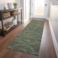 thumbnail image 1 of Addison Rugs Chantille Indoor/Outdoor Transitional Geometric, Abstract Olive Washable Runner Rug, 2'3" x 7'6", 1 of 6
