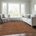 thumbnail image 1 of Addison Rugs Chantille Indoor/Outdoor Transitional Geometric, Abstract Paprika Washable Rectangle Rug, 5' x 7'6", 1 of 6