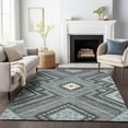 thumbnail image 1 of Addison Rugs Chantille Indoor/Outdoor Transitional Geometric, Abstract Pewter Washable Rectangle Rug, 3' x 5', 1 of 6