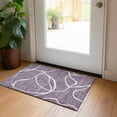 thumbnail image 1 of Addison Rugs Chantille Indoor/Outdoor Transitional Geometric, Abstract Purple Washable Rectangle Rug, 1'8" x 2'6", 1 of 6