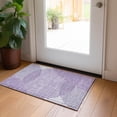 thumbnail image 1 of Addison Rugs Chantille Indoor/Outdoor Transitional Geometric, Abstract Purple Washable Rectangle Rug, 1'8" x 2'6", 1 of 6