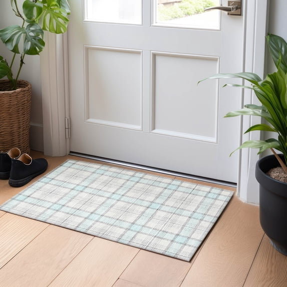 Addison Rugs Chantille Indoor/Outdoor Transitional Geometric, Abstract Sky Washable Rectangle Rug, 1'8" x 2'6"
