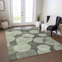Addison Rugs Chantille Indoor/Outdoor Transitional Geometric Aloe Machine Washable Rectangle Rug, 10' x 14'