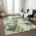 thumbnail image 1 of Addison Rugs Chantille Indoor/Outdoor Transitional Geometric Aloe Washable Rectangle Rug, 8' x 10', 1 of 6